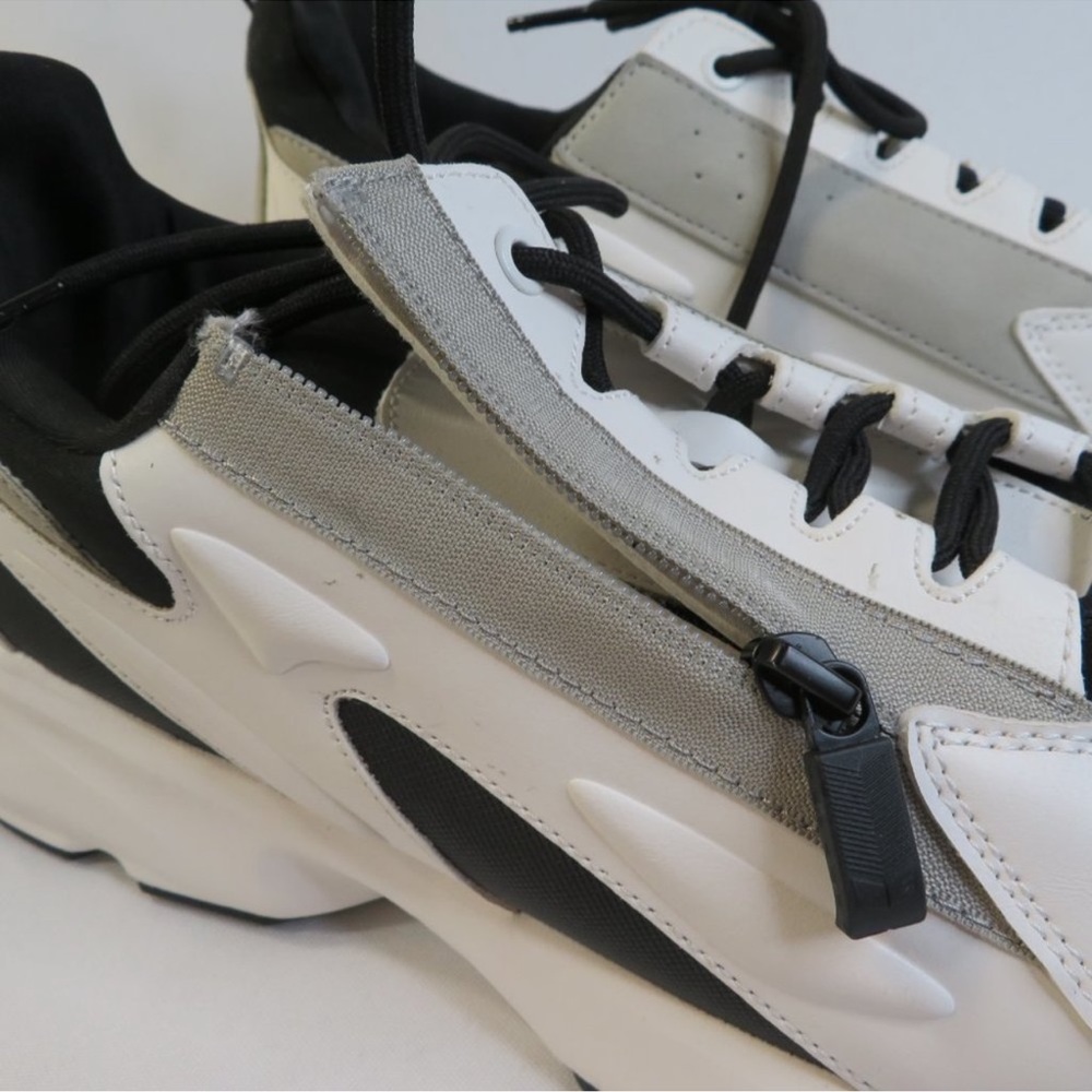 New Zara Sneakers Shoe with Zip Detail on side Sz 11 EU 44 - Picture 8 of 11